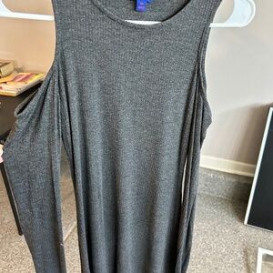 Open shoulder mini dress